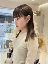 マイル 渋谷(mile)&nbsp;ブリーチなしオリーブベージュ