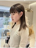 ブリーチなしオリーブベージュ