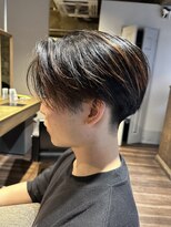 メンズココ メンズパーマ 韓国ヘア 日本橋店(MENS COCO)&nbsp;大人の色気センターパート刈り上げ