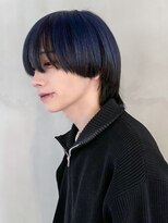 アイティー バイ アルバム 中野店(IT by ALBUM)&nbsp;サーフカール刈り上げセンターパートフェザーパーマ_ba570531