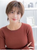 韓国風透明感カラーハイレイヤーウルフショートh4上尾30代40代