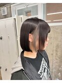 インナーカラー×シルバーグレージュ