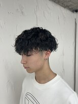 ネイビー(NAVY)&nbsp;波巻きパーマ