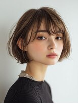 ロディーナ 大口 新子安(rodina) 着物ヘア/大人ガーリー/ダークアッシュ/似合わせカット/大口子安