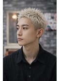 【Lilly新宿】#ベリーショート#ブリーチ＃メンズカット