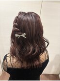 ハーフツイン/お呼ばれヘア