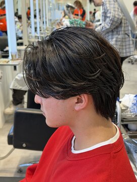 オーシャントーキョー 仙台(OCEAN TOKYO) フェザーショートニュアンスパーマセンターパートツーブロック