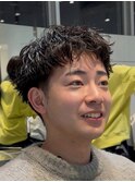 新橋ルーズショートパーマアクティブショートスパイキーショート