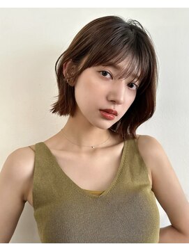シュク 高円寺(SYUK) SYUK hikaru【高円寺 顔まわりカット 髪質改善 ハイライト 】