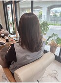 ブリーチなしグレージュカラー