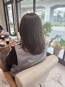 リノ(LINO) ブリーチなしグレージュカラー