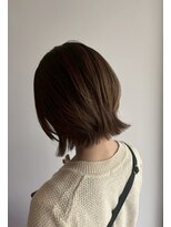 ナップヘアー(nap hair)&nbsp;艶感ブラウンの外ハネボブ