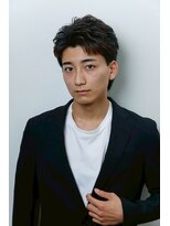 トラスト ザ バーバー 東京駅八重洲店(TRUST the Barber) アップバンク/かきあげショートスタイル