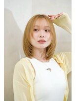 シアバイルーシー(SIA by LUCEY)&nbsp;暖色カラーブリーチなしピンクボルドーカラーレイヤーカット赤髪