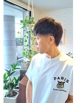 ヘアーサロン カヴィエ(hair salon covie)&nbsp;メンズショート　ダウンバングショート　ナチュラルショート