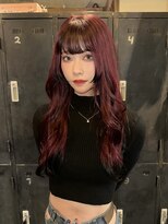 クペウイビ 心斎橋(cope'u yive)&nbsp;エンドカラー/ディープレッド/裾カラー