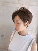 ロングバングシンプルショート