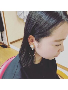 ヘアーメイク ウープス(hair make Oops!) きりっぱなしボブ