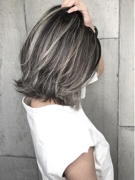 ルモア(RUMOR) Rumor×エアータッチグラデーションカラー 【ホワイトアッシュ】