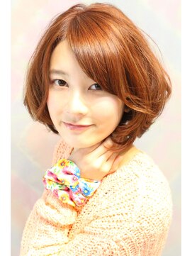 ブルー(Blu) 【Blu hairclinic&design】mid bob☆