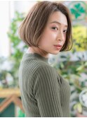 ■センターパートxオンブレ小顔大人ボブ52-2★大宮10代20代30代