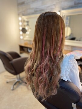 ヘアメイクサロン ゼロ(ZERO) 女子力全開☆女の子はやっぱりピンクが好き♪