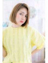 ミック ヘアアンドメイク アップ 駒込店(miq Hair&Make up) ツヤ透明感☆カーキベージュラブクラシカルボブ