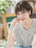 オリーブアッシュ前下がり小顔ショートウルフb川口20代30代40代