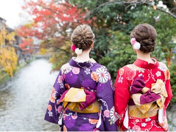 エイム 下北沢(aim)の写真/【浴衣の着付受付中*】お客様の特別な日に合わせベテラン女性スタッフが着付けを担当します！