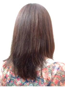 ナチュラルサロン ヌース(natural salon Nous) さらさらミディアムロングボブ