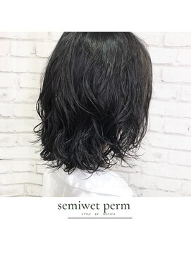 アパルトメント ジェシカ(l'appartement de Jessica) セミウェットパーマ