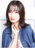 大人可愛い小顔美髪ツヤ髪こなれヘア似合わせカット外ハネA3