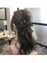 ナンバー アリア 三軒茶屋(N° aria)&nbsp;《三軒茶屋 Aria》ゆるふわハーフアップリボンアレンジ