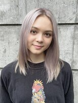 レクタ(recta)&nbsp;ホワイトシルバー ミディアムヘア ホワイトカラー