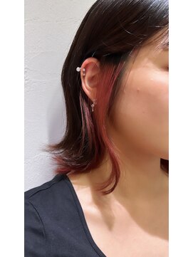 アジールヘア 池袋東口店(agir hair) ピンクラベンダーシークレットインナー初カラー10代20代
