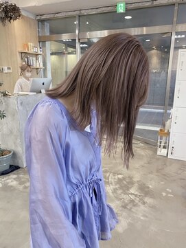 イェッカ パビル(YECCA pabil) くすみグレージュ(ブリーチ1回)