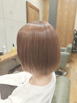 ベル(belle) 髪質改善ショートカットひし形ショートボブ前髪あり20代30代40代