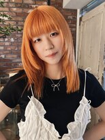 ボコカ(bococa)&nbsp;【macana指名】ウルフカット　レイヤー　オレンジ