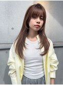 【20・30代おすすめ♪】小顔レイヤー×ハイライト×グレージュ