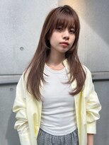アコロン(acoron)&nbsp;【20・30代おすすめ♪】小顔レイヤー×ハイライト×グレージュ