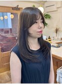 韓国レイヤー/顔まわりレイヤー/ロングレイヤー/韓国バング
