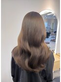 髪質改善＊ロングレイヤーグレーベージュ＊美髪【Zina船橋】
