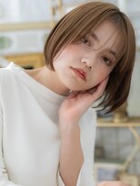 カバーヘア ブリス 大宮西口(COVER HAIR bliss)&nbsp;■カーキベージュ前下がり切りっぱなしボブ314大宮20代30代40代