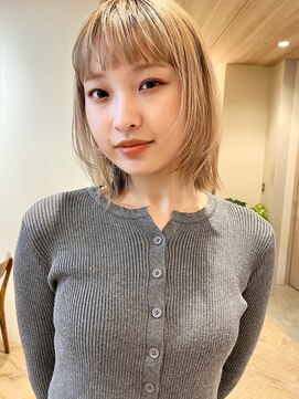 トリッカ 銀座(tricca) レイヤーボブ/似合わせカット/ミニウルフ/外ハネボブ