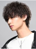 【ルーズウルフショート】波巻ツイスパ