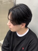 リベル(LIBER) 曲がる縮毛矯正/曲がる縮毛矯正メンズ/センターパート/毛流れ