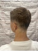 アッシュカラースパイキーショート