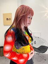 ギグスダブル 栄久屋大通店(gigs double)&nbsp;ブリーチカラー/ピンクベージュ/ルーツカラー