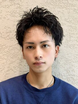 ロンド アンブル 四条烏丸(Lond ambre) 萱原大幹 アップバング/眉毛/短髪/メンズカット