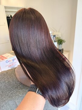 ケーアンドケー(K&K) ◆ピンクカラー◆艶髪◆ストレート